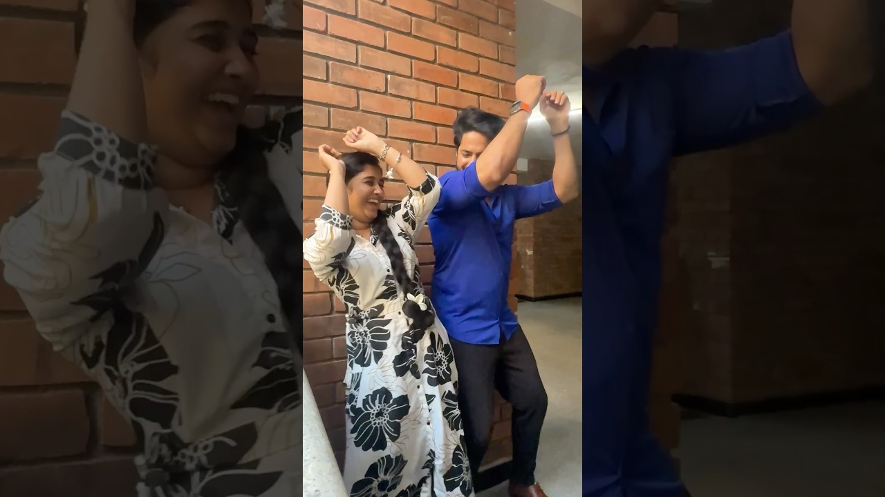 Dance reel in between shoot | Salmanul Faris | Megha Salman | Mr & Mrs Salman