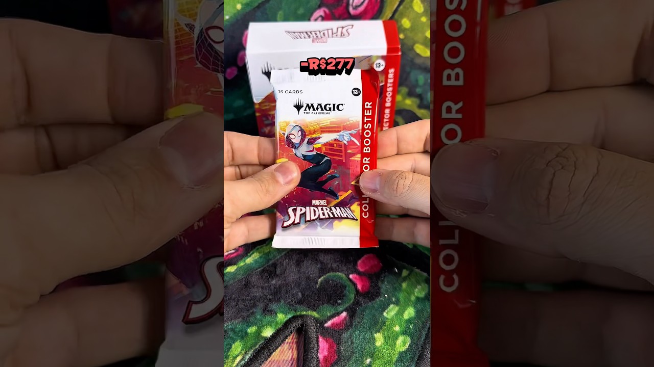 Abrindo mais um Collectors de Homem Aranha #spiderman #magic #collectors