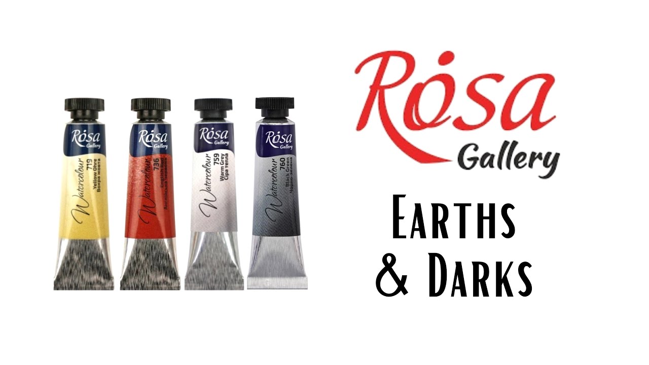 ROSA Gallery Watercolors (Part 3) - Earths & Darks