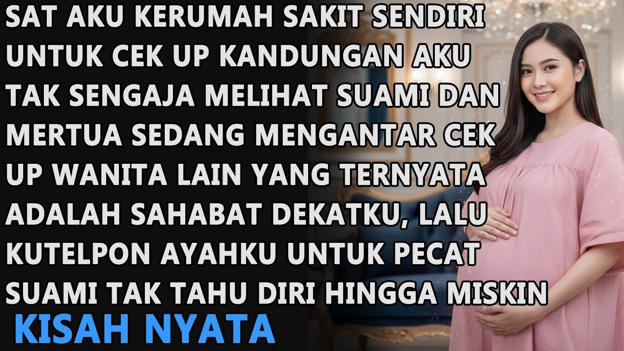 SAAT AKU KERUMAH SAKIT SENDIRI UNTUK CEK UP KANDUNGAN AKU MELIHAT SUAMI DAN MERTUA MENGANTAR PELAKOR