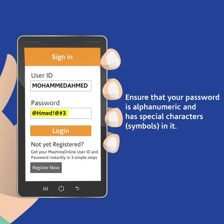 Safe banking tips from Mashreq Bank