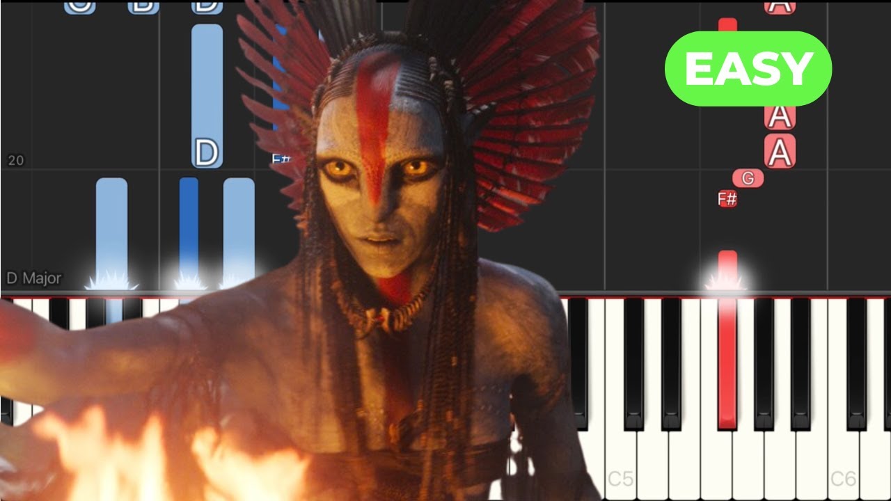 Dream As One ('from Avatar: Fire and Ash') - Miley Cyrus EASY Piano Tutorial + Sheet Music