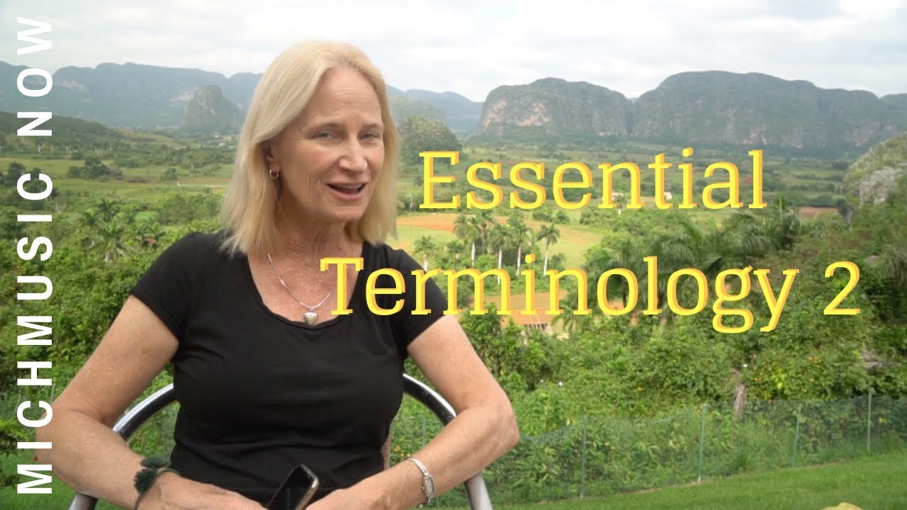 Essential Terminology 2  |  MichMusic Now