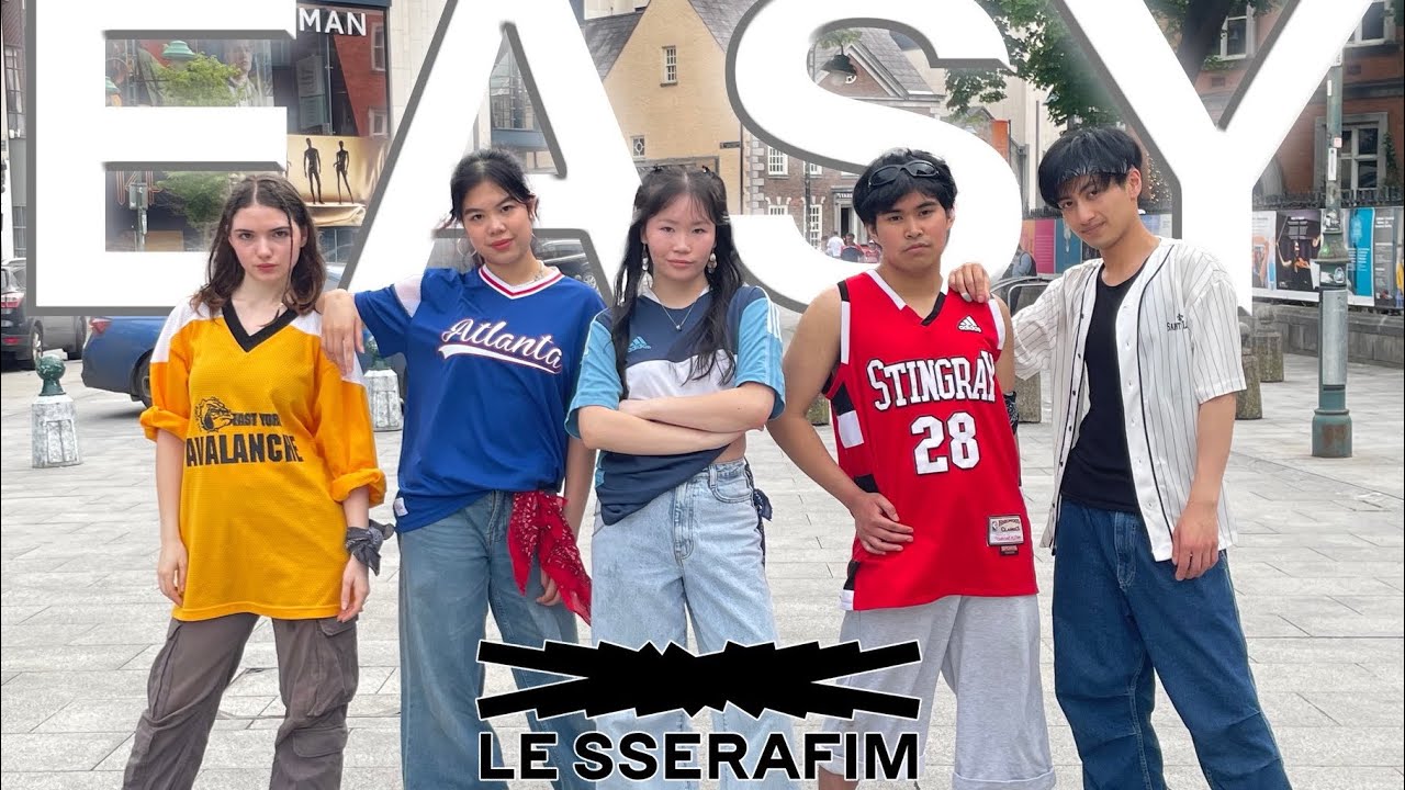 [KPOP IN PUBLIC IRELAND  ] LE SSERAFIM (르세라핌) 'EASY' | [4K] DANCE COVER BY INFINITII DANCE CREW