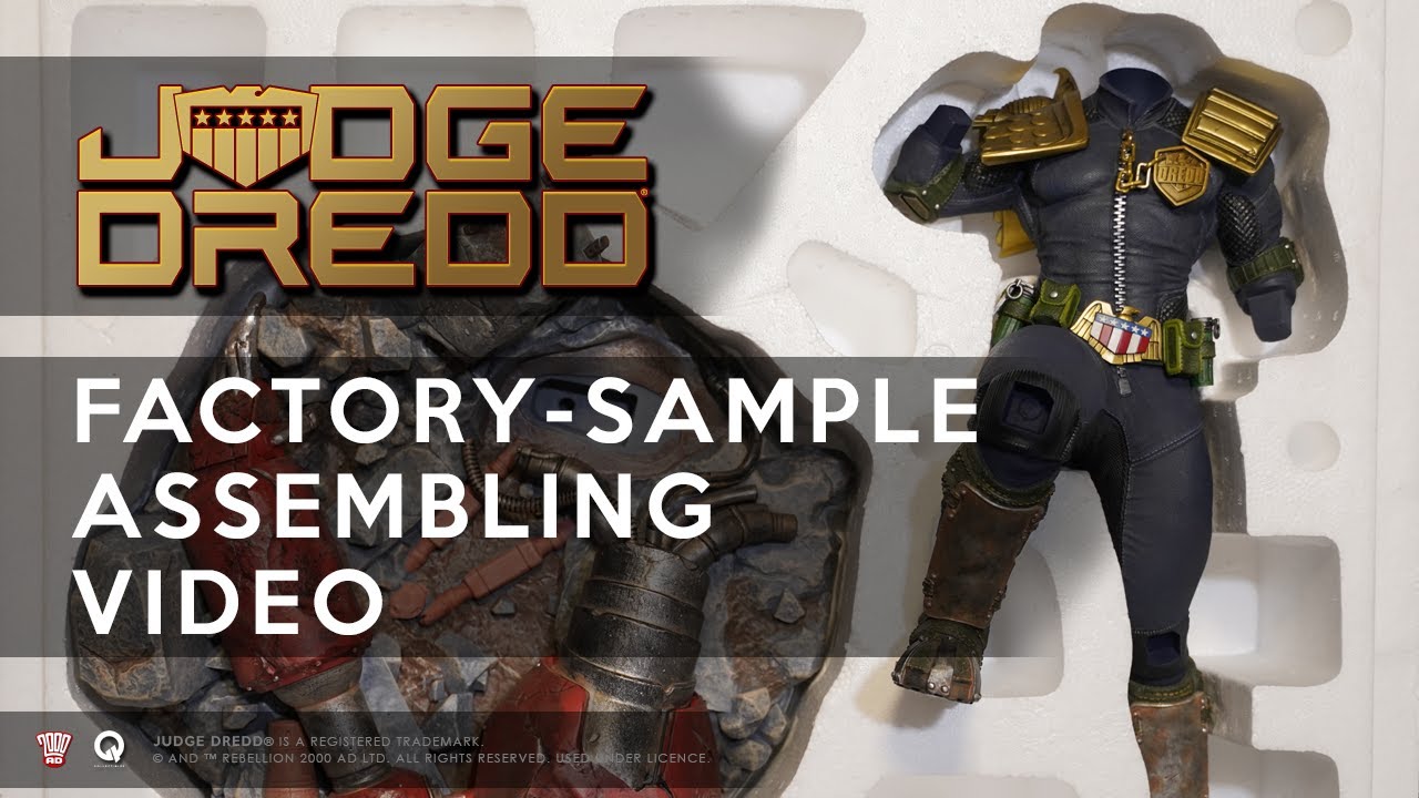 JUDGE DREDD | Assembling-Video | Q-COLLECTIBLES