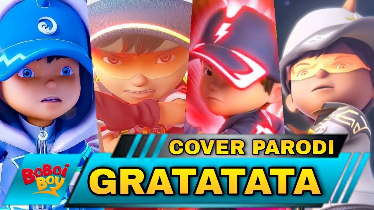 BOBOIBOY TAHAP 1,2,3, FUSION VERSI DJ GRATATATA FULL BASS (COVER PARODI)