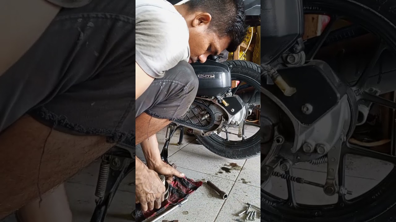 Tutorial dan cara menyusun bagian cvt metic