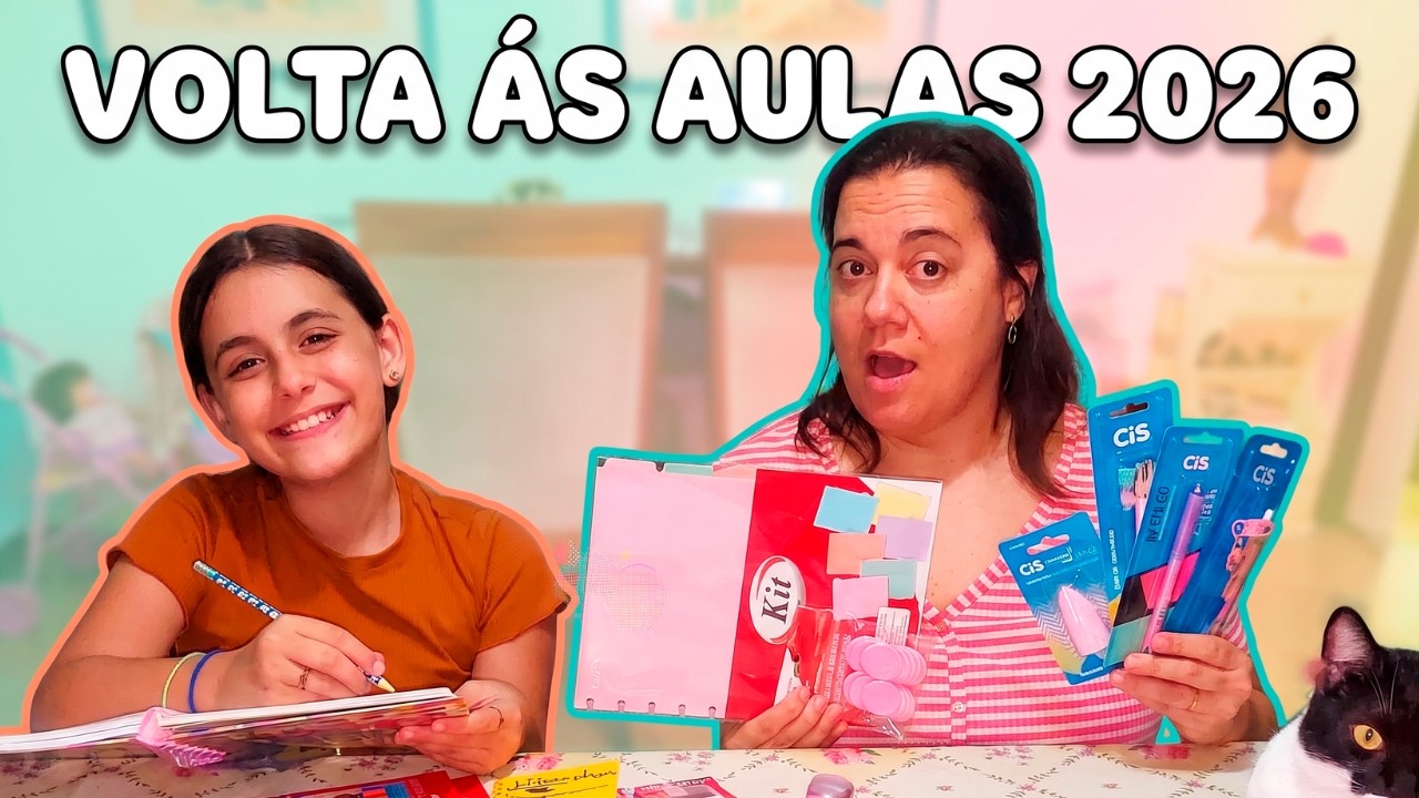 Volta às Aulas 2026 | Os Materiais Escolares da Natália Que Todo Estudante Ama