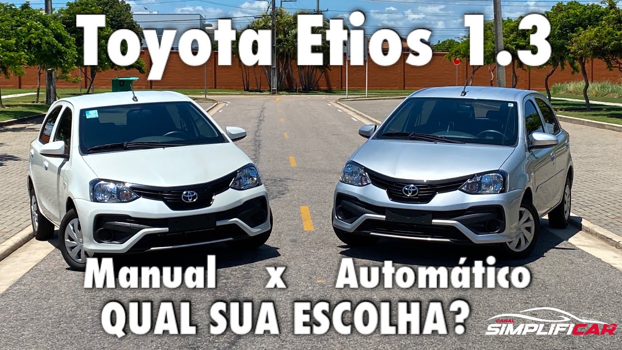 AVALIAÇÃO TOYOTA ETIOS 1.3 X MANUAL VS AUTOMÁTICO!