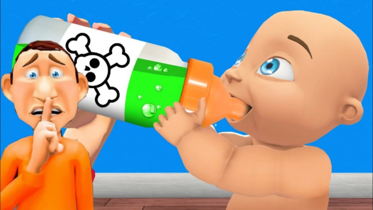“Baby PRISONED the Drinks milk MYSTERY Bottle… Daddy Is SHOCKED!” “Mystery Bottle Challenge!?