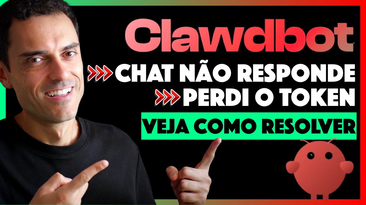 ClawdBot (MoltBot): Chat não responde, perdi meu gateway token... SAIBA COMO RESOLVER!