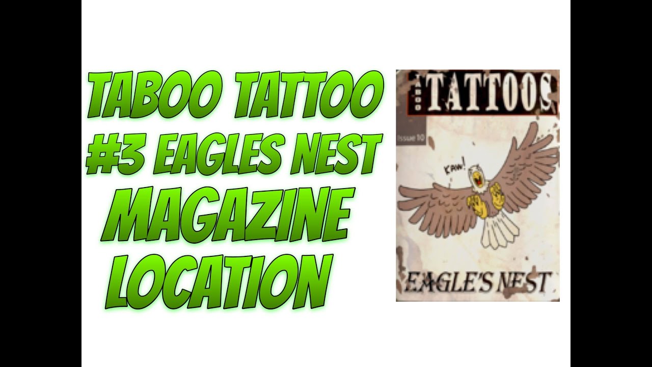 Fallout 4: Taboo Tattoo #3 Eagles Nest Magazine Location