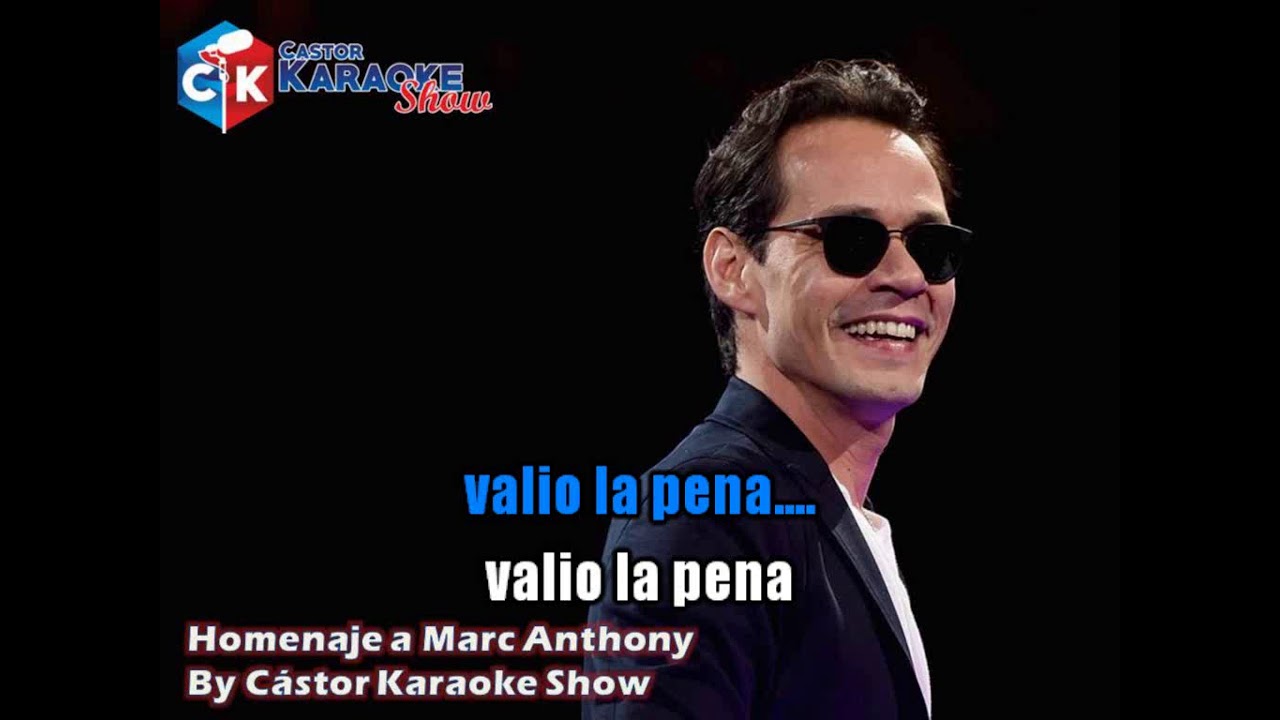 karaoke homenaje a marc anthony by castor karaoke show