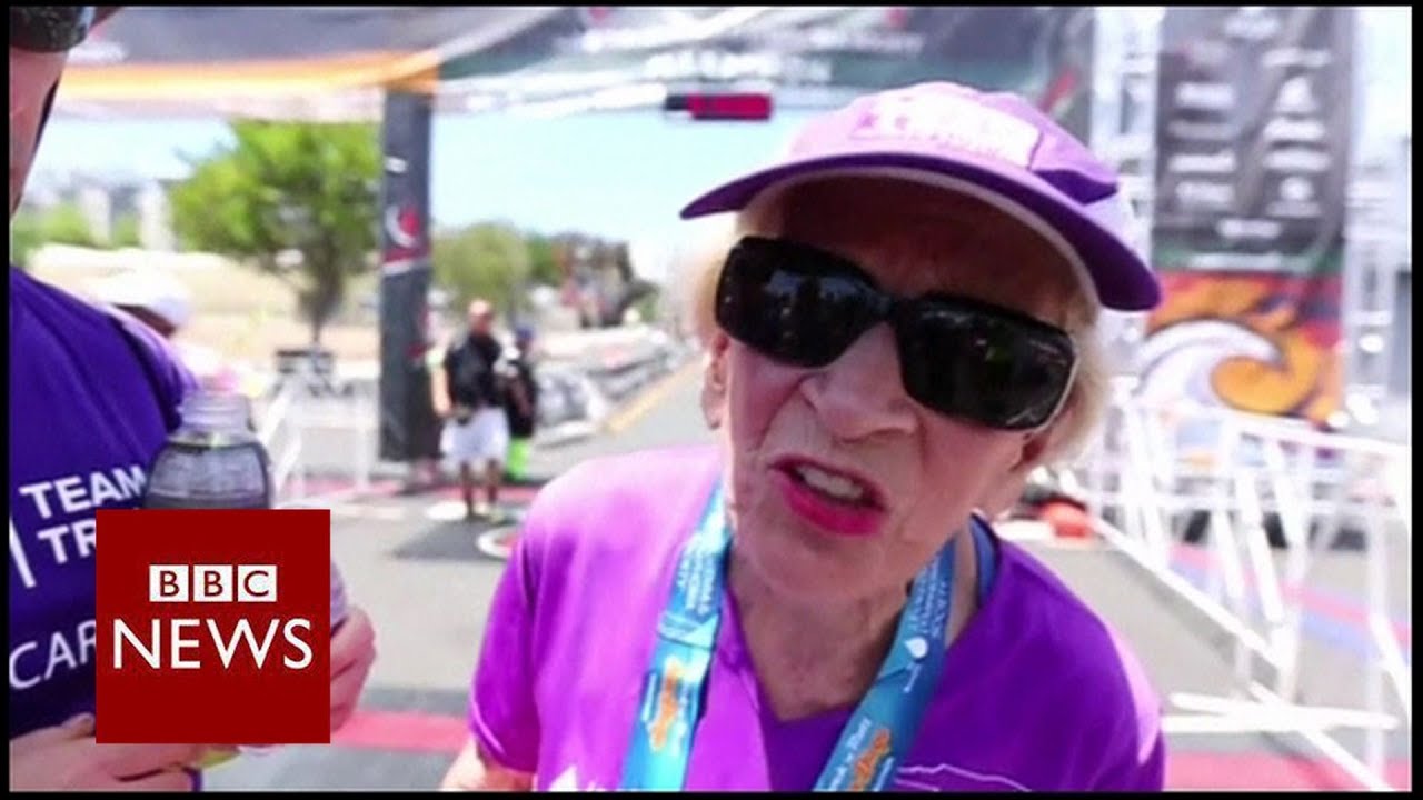 Fastest marathon runner over age 90 - BBC News