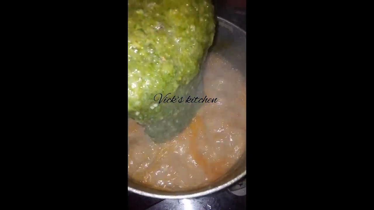 How to make okro soup for baby's age 6 months and above.