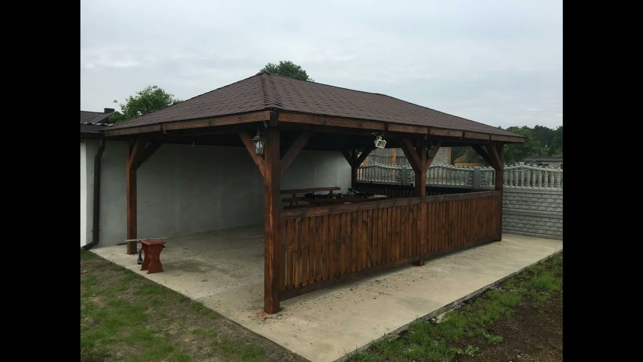 Budowa altanki 4m x 6m. Marzec-Czerwiec 2017