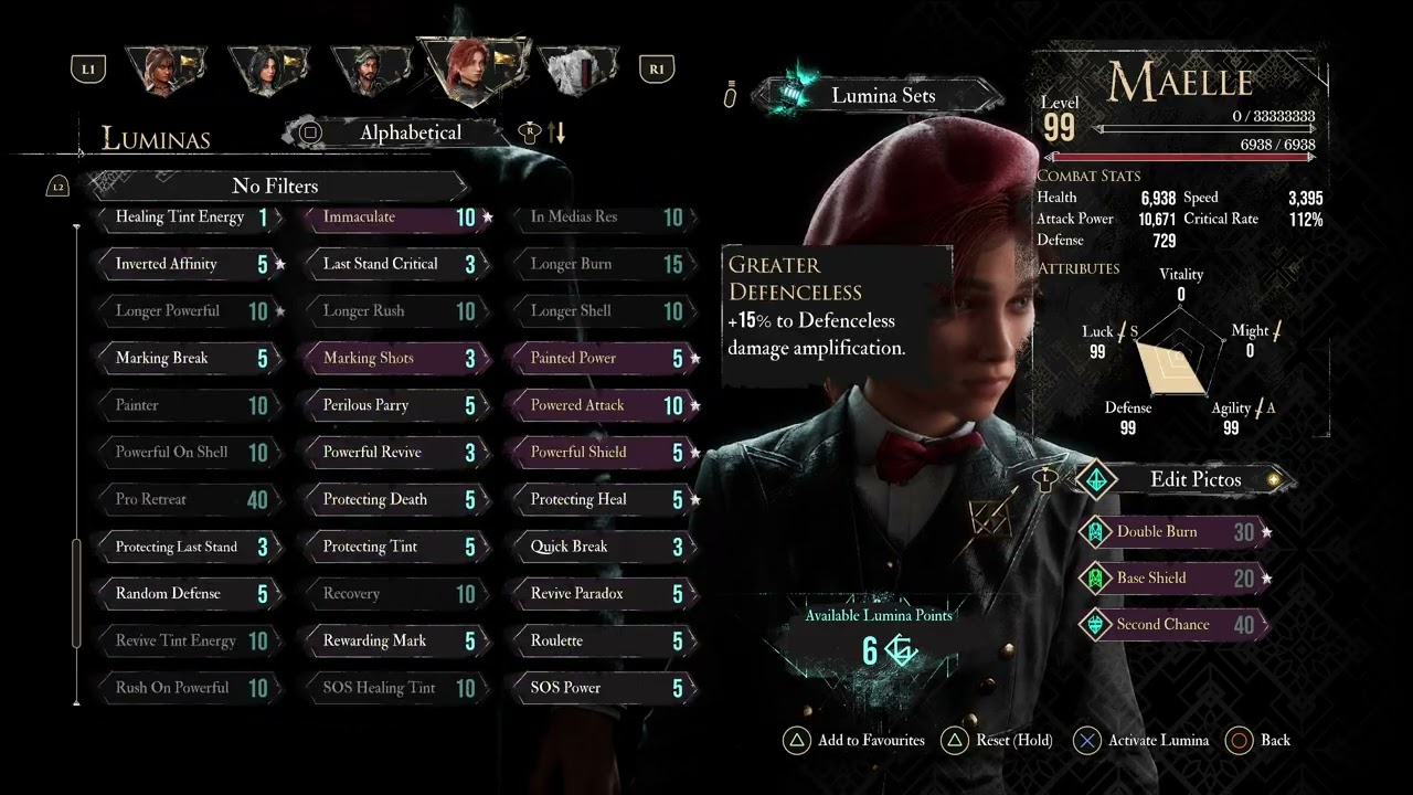 Clair Obscur: Expedition 33 - NGP 15 - verso's drafts 4, archnemesis no longer. falling leaves