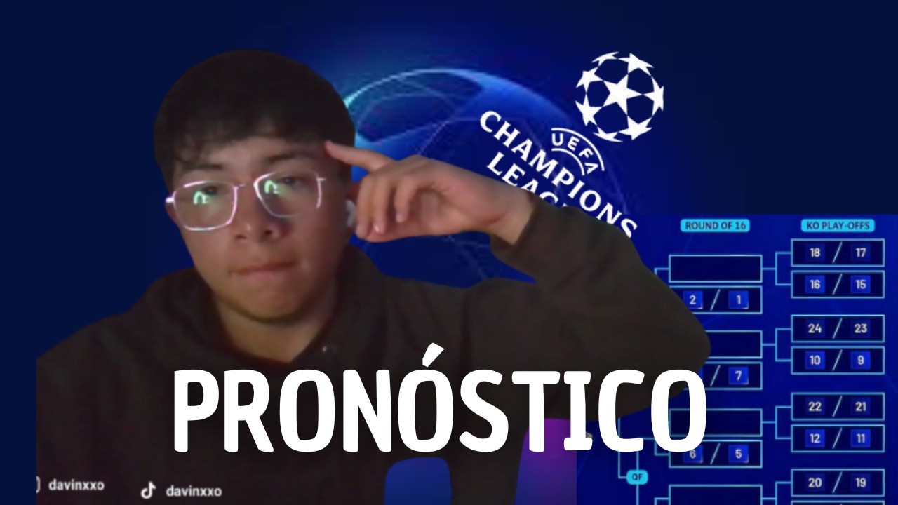 QUIENES PASARAN? | MI PREDICCIÓN PARA LA FASE DE PLAY OFF DE LA CHAMPIONS LEAGUE | DAVINXO