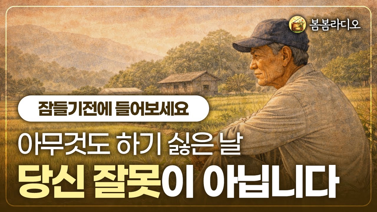 지금 지쳤나요? 번아웃 이겨내는 법｜봄봄라디오 28회｜잘 때 듣는 라디오｜오디오북