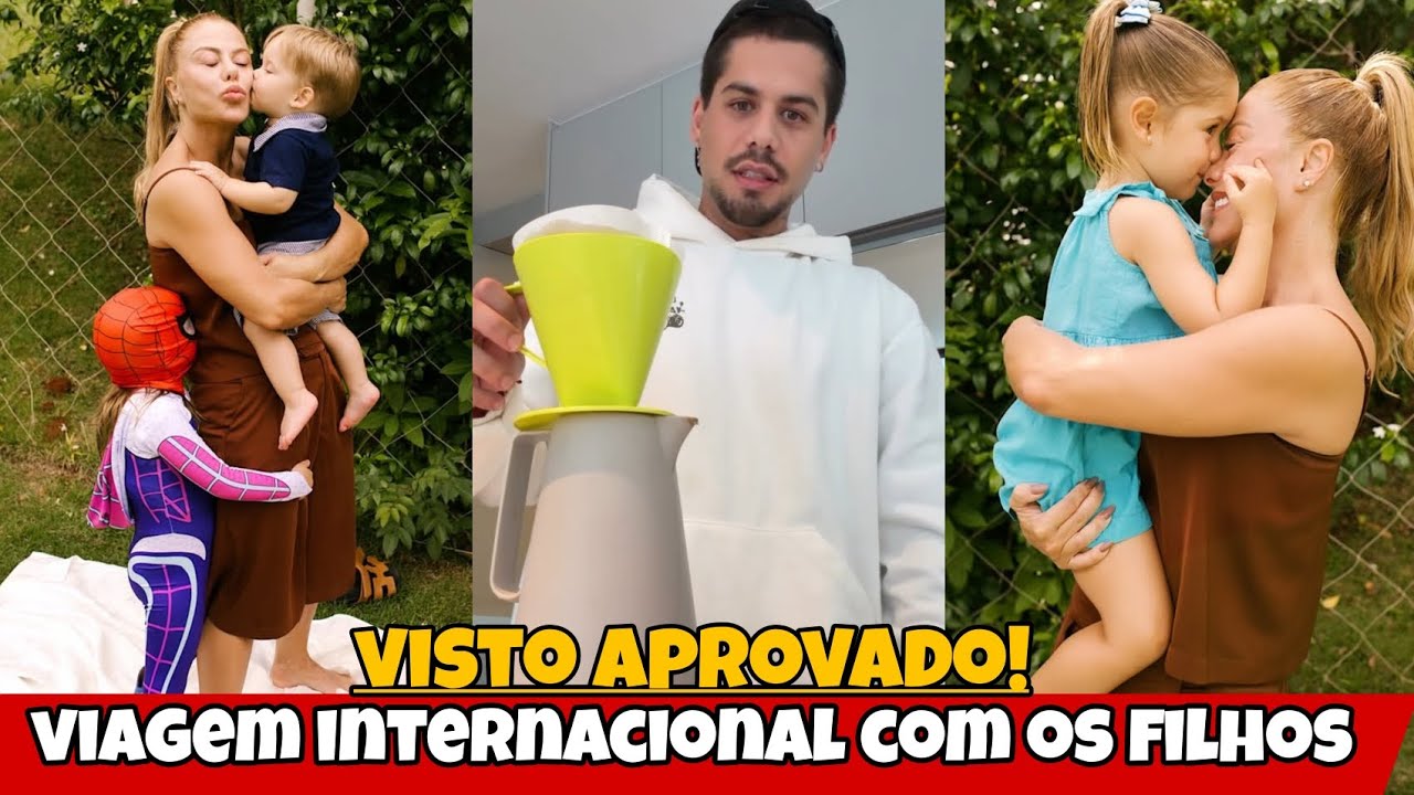 Zé Felipe vai fazer viagem internacional com os filhos?