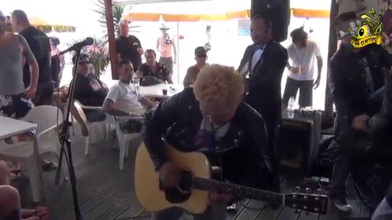 ▲Mutsumi Yanagiya and the Rat Bones - Live at Psychobilly Meeting 2015