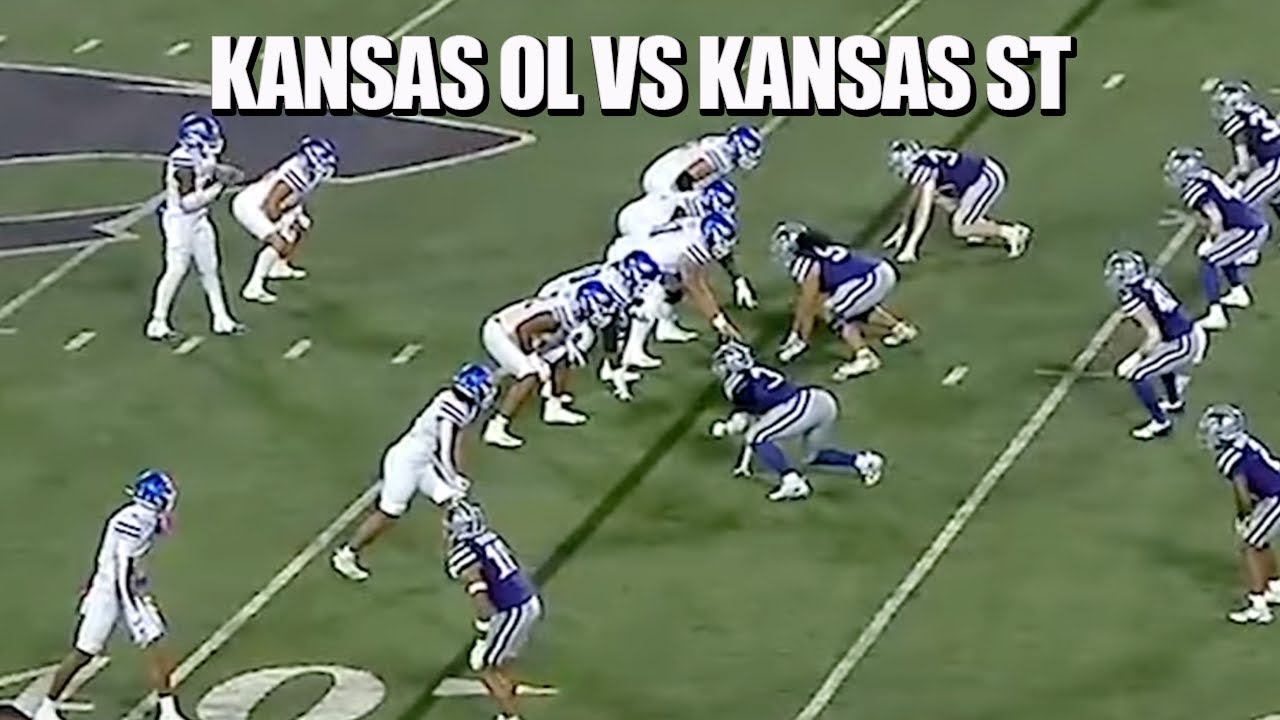 Kansas OL vs Kansas St. 2024 | 2025 NFL Draft Film |
