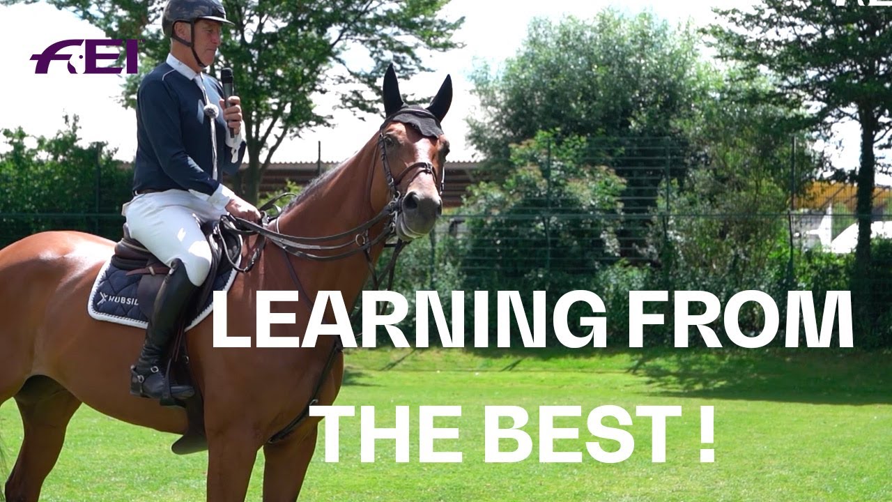Masterclass with the legendary Roger-Yves Bost  for the Youth Equestrian Games athletes | #WeAreNow