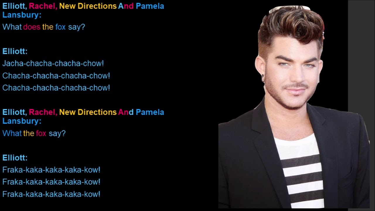 The Fox (What Does The Fox Say) Glee Lyrics