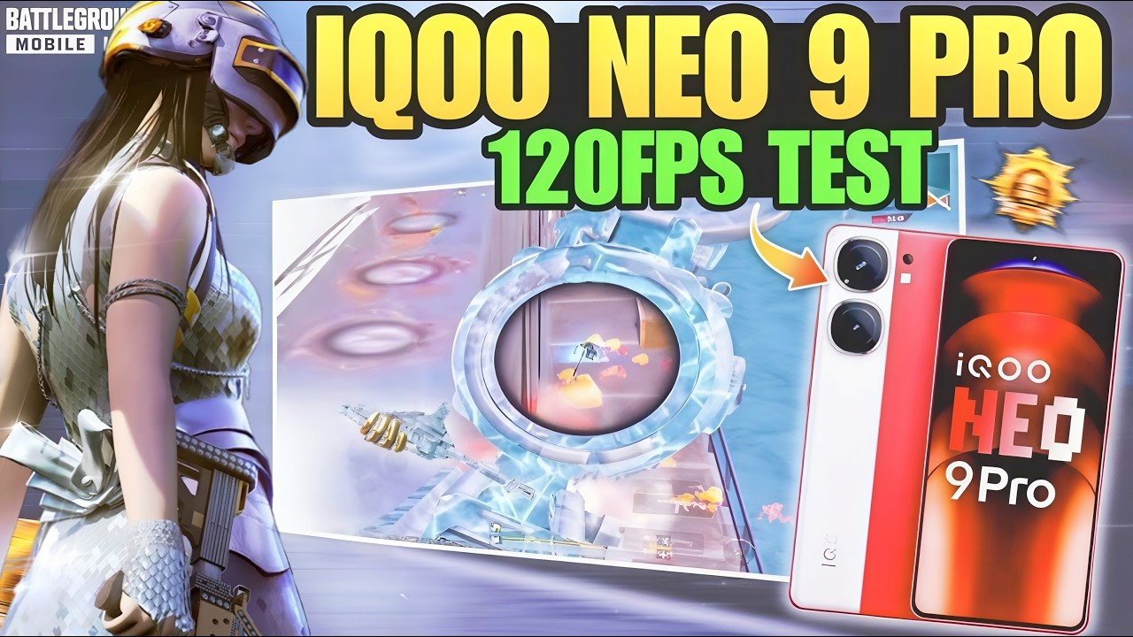 🔥iQOO Neo 9 Pro 120fps: BGMI Gameplay Beast Performance Showdown! #bgmilive #iqoo #bgmi
