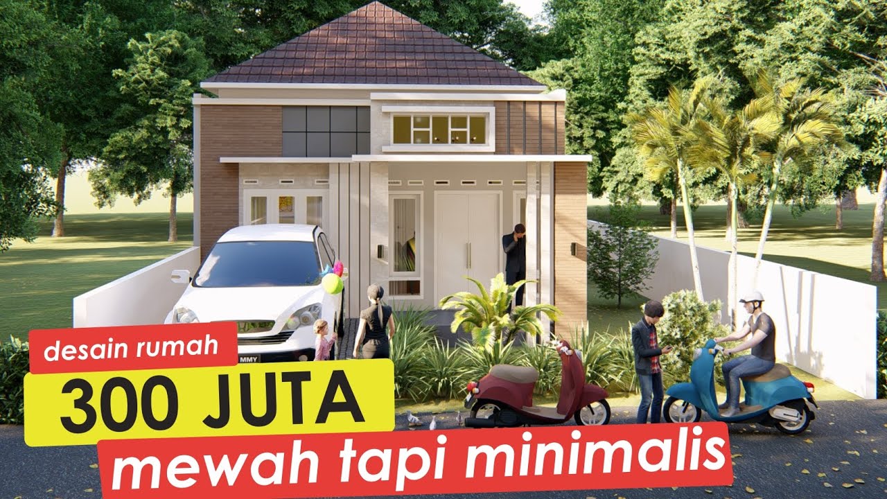300 JUTA DAPET RUMAH MINIMALIS 7,3 X 13,6 METER