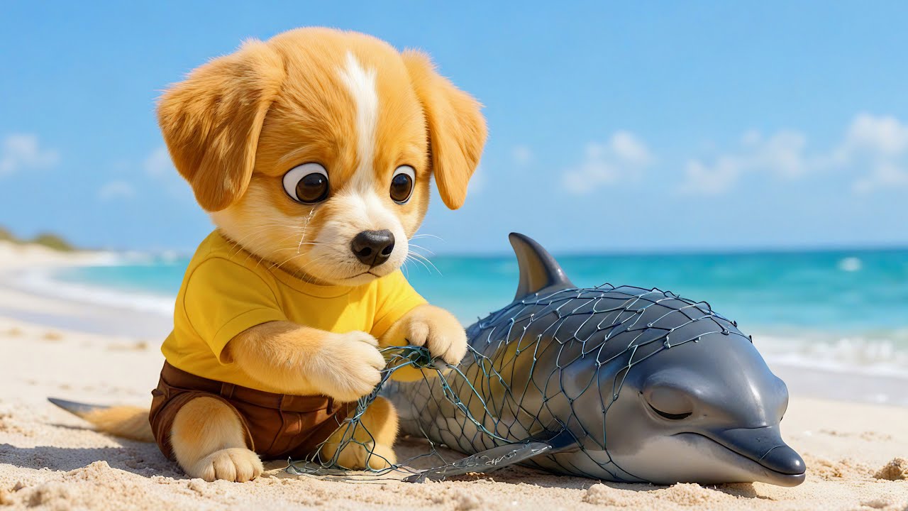 Baby Puppy Risks His Life to Save His Friend 🚗🐶😭💔 Becomes a SuperHero Forever ❤️From Hurt to Hero ❤️