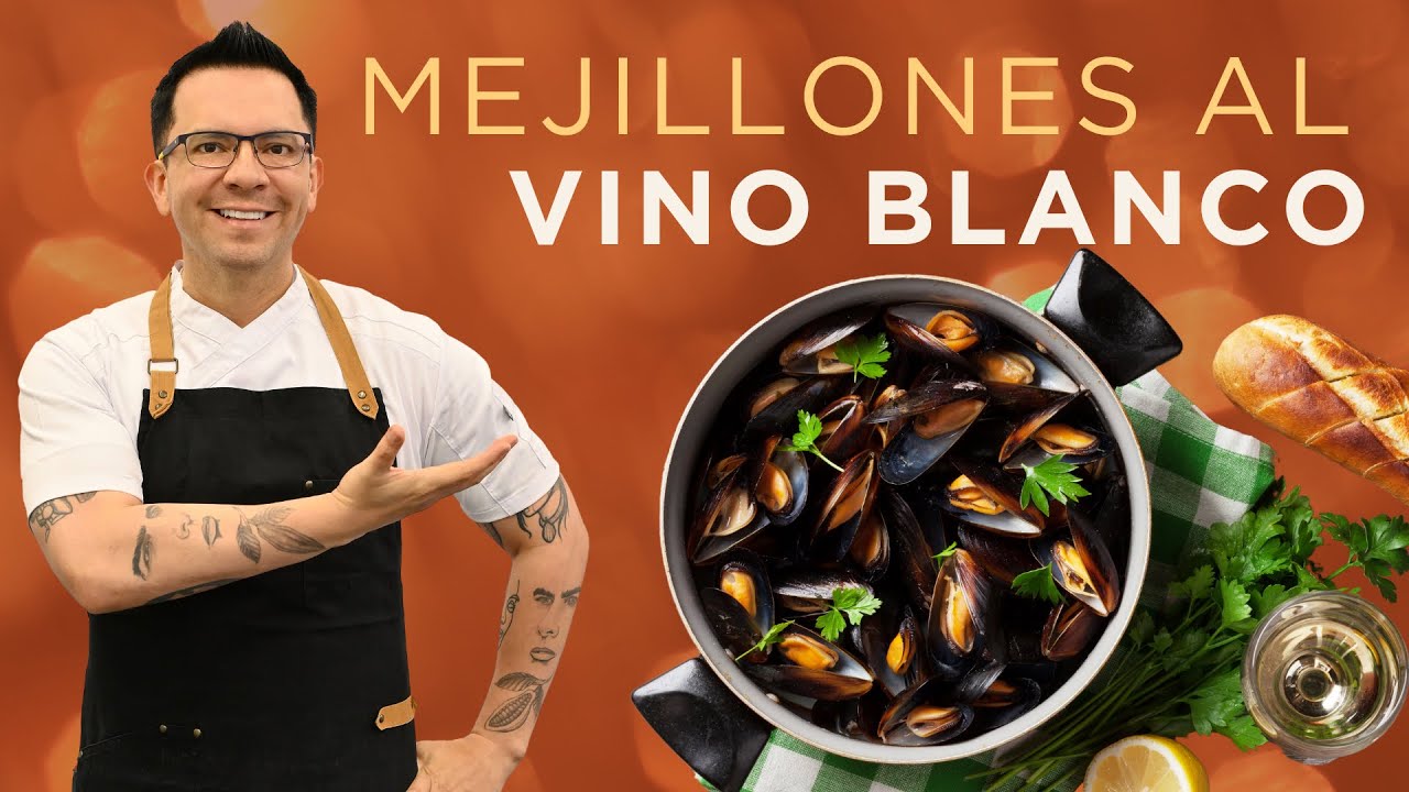 MEJILLONES al vino blanco, fáciles y con un sabor espectacular!!!