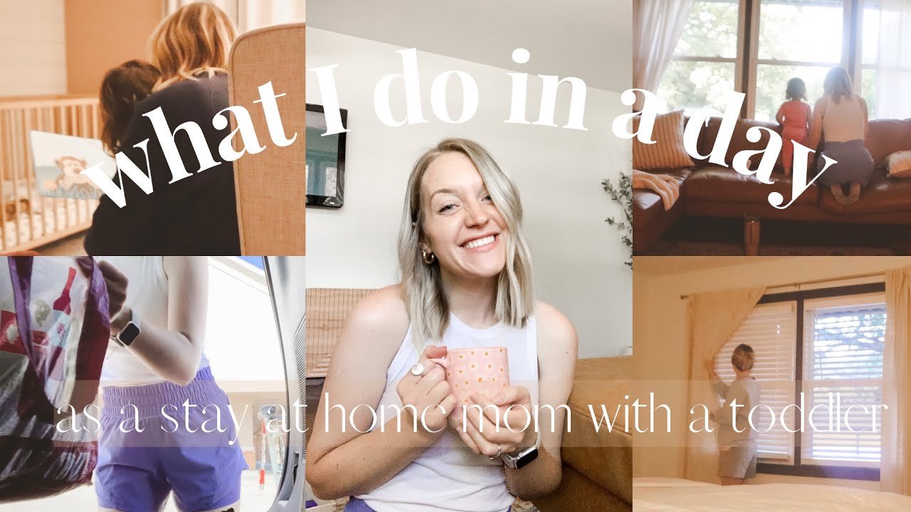 PRODUCTIVE DAY AS A STAY AT HOME MOM // grocery haul, our routines, cleaning schedule + more