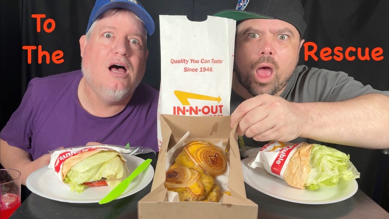 In-N-Out To The Rescue--Muckbang #hamburger #foodie #food