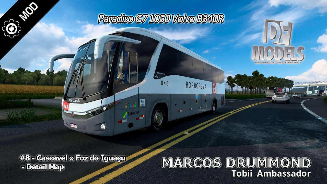 DF Models - Paradiso G7 1050 Volvo B340R // Mapa Detail Map - ETS 2