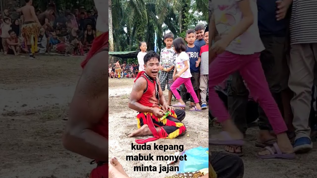 kuda kepang mabuk monyet #shortsfeed #short #jarkep #hiburanrakyat