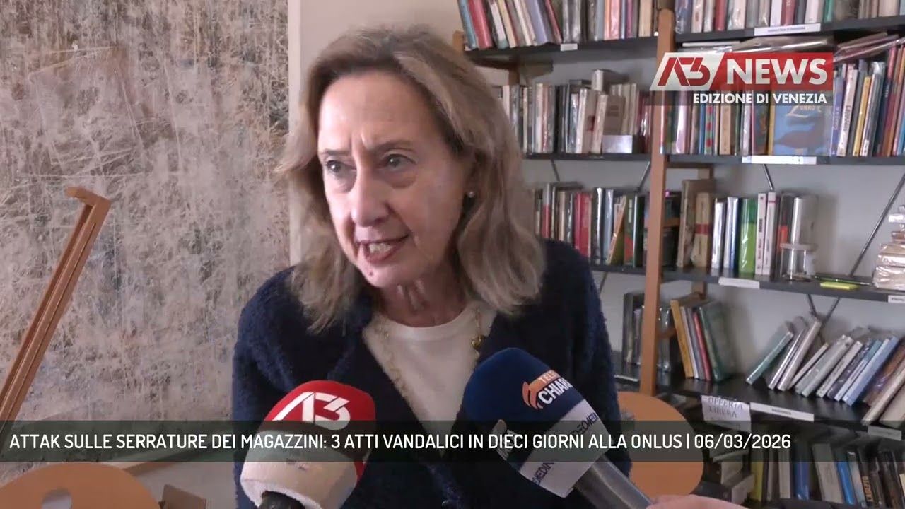 ATTAK SULLE SERRATURE DEI MAGAZZINI: 3 ATTI VANDALICI IN DIECI GIORNI ALLA ONLUS | 06/03/2026