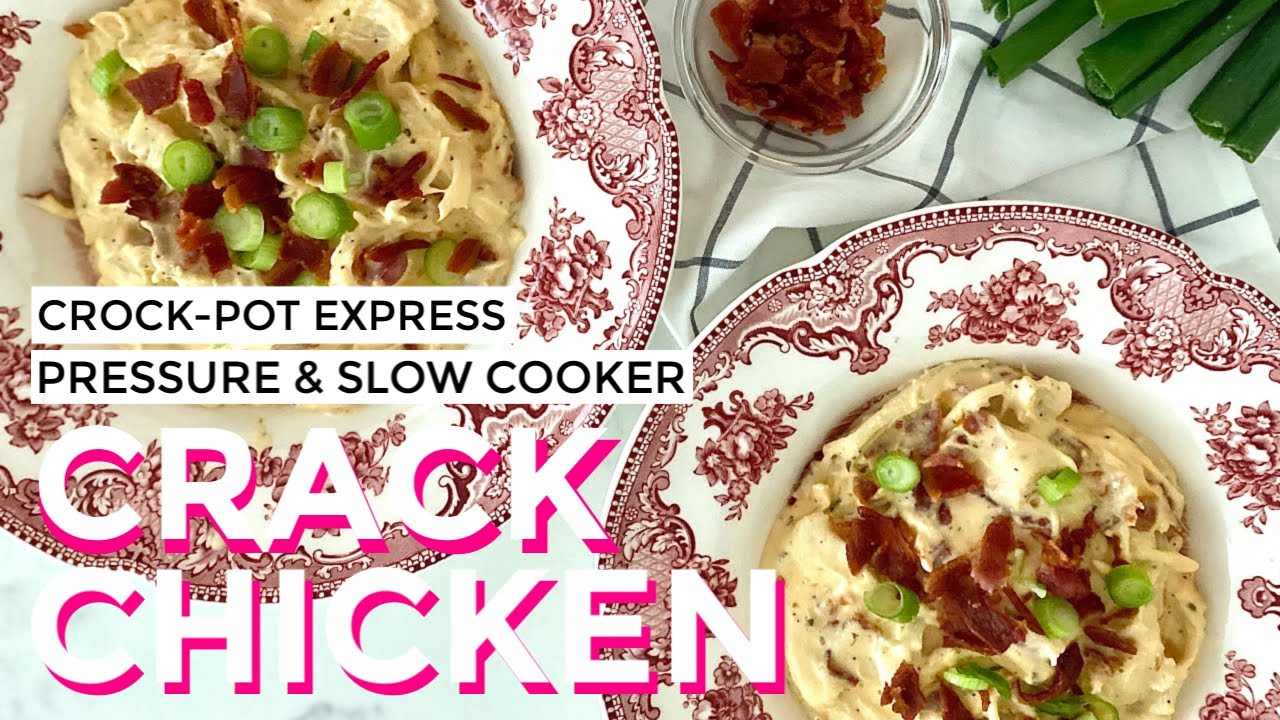 Crock-Pot Express Multi-Cooker Pressure and Slow Cooker Crack Chicken - Quarantine Cooking