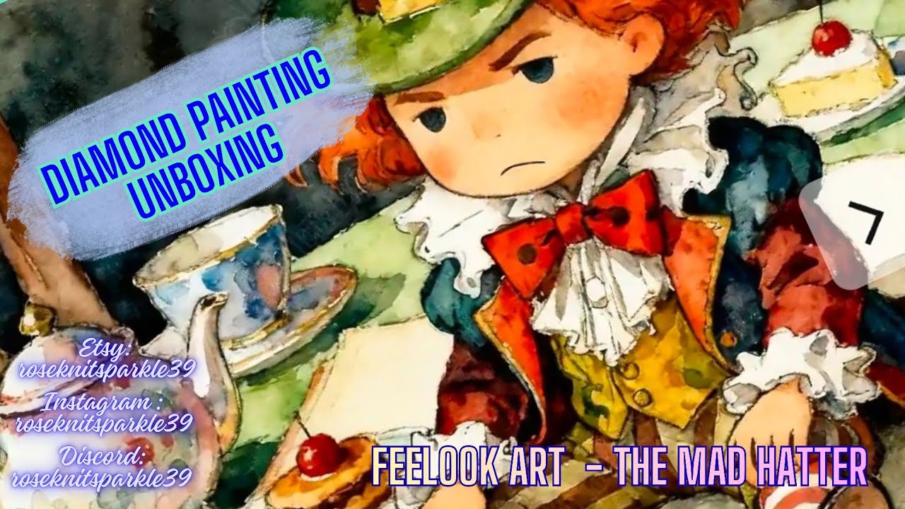 Ep 554: Feelook Art Unboxing - The Mad Hatter #craft #feelookart #unboxing #books #premium #sale