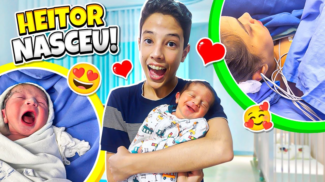 O HEITOR NASCEU! - Família Henrique Cauã