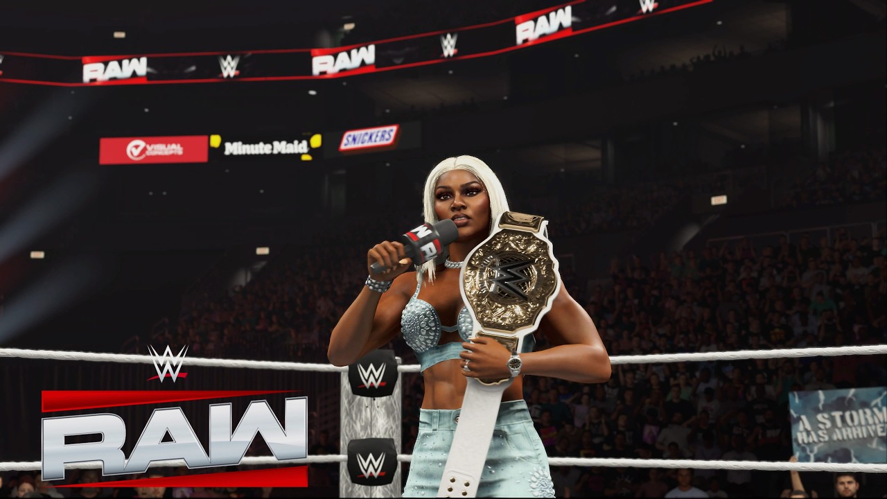 WWE 2K26 RAW - Чемпионка мира среди женщин Джейд Каргилл посылает предупреждение своей следующей ...