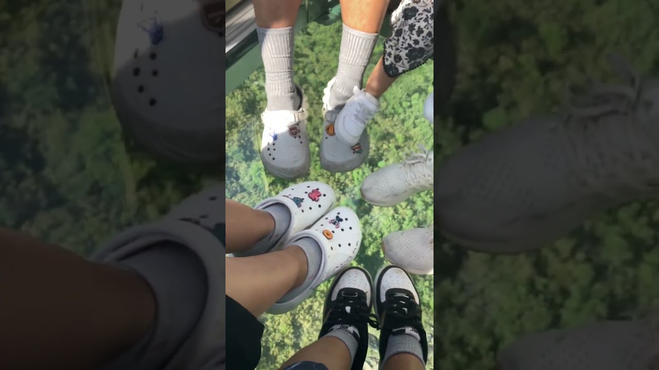 Feet 500ft in the air