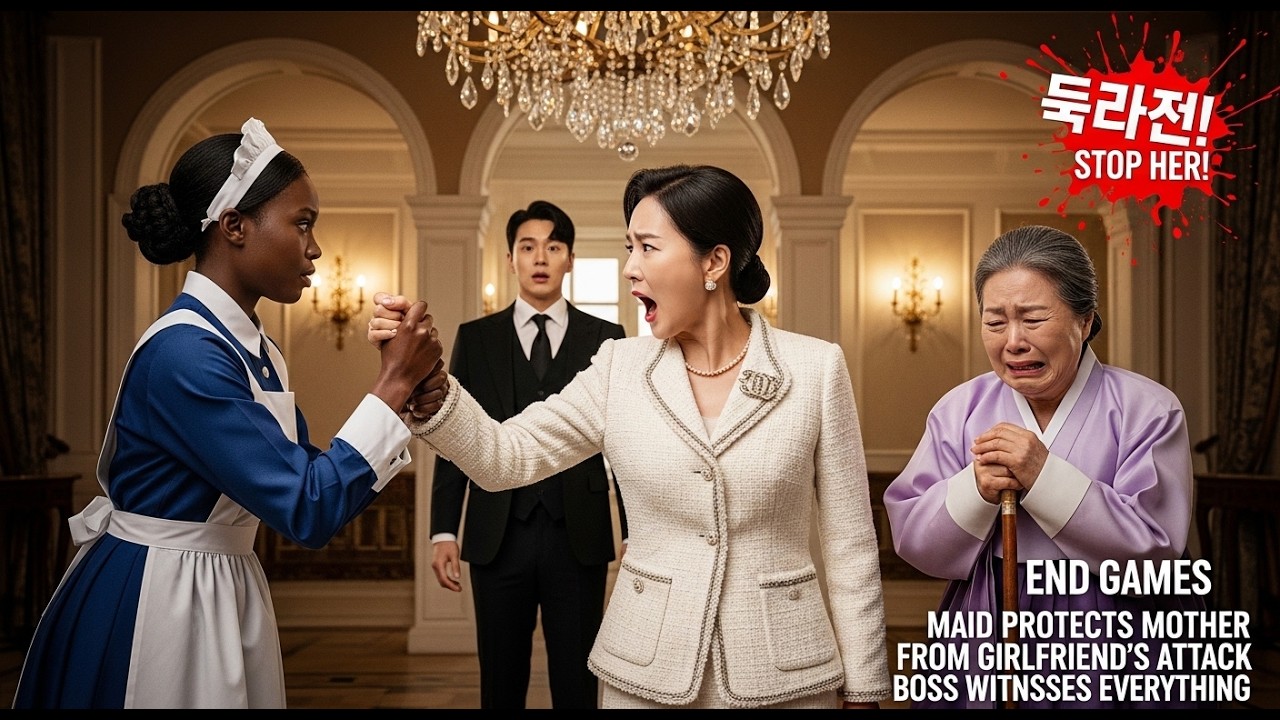 125. Black maid slaps Korean Mafia Boss's girlfriend- what he does next left everyone in shock