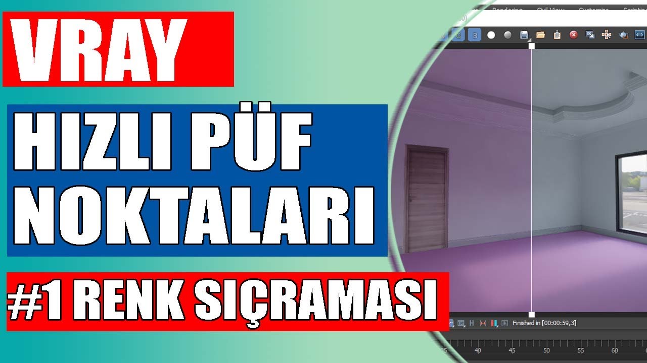Vray Püf Noktaları Dersi - Renk Sıçramalarını Düzeltmek #vraydersleri