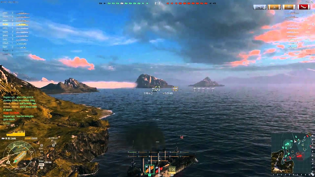 World Of Warships - St. Louis - Big Race - Standard Battle