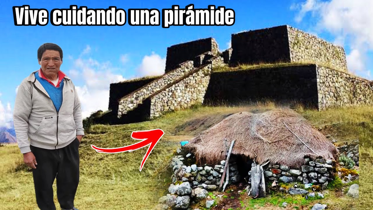Este HOMBRE VIVE cuidando una PIRÁMIDE INCA en lo alto de una MONTAÑA | Apurimac