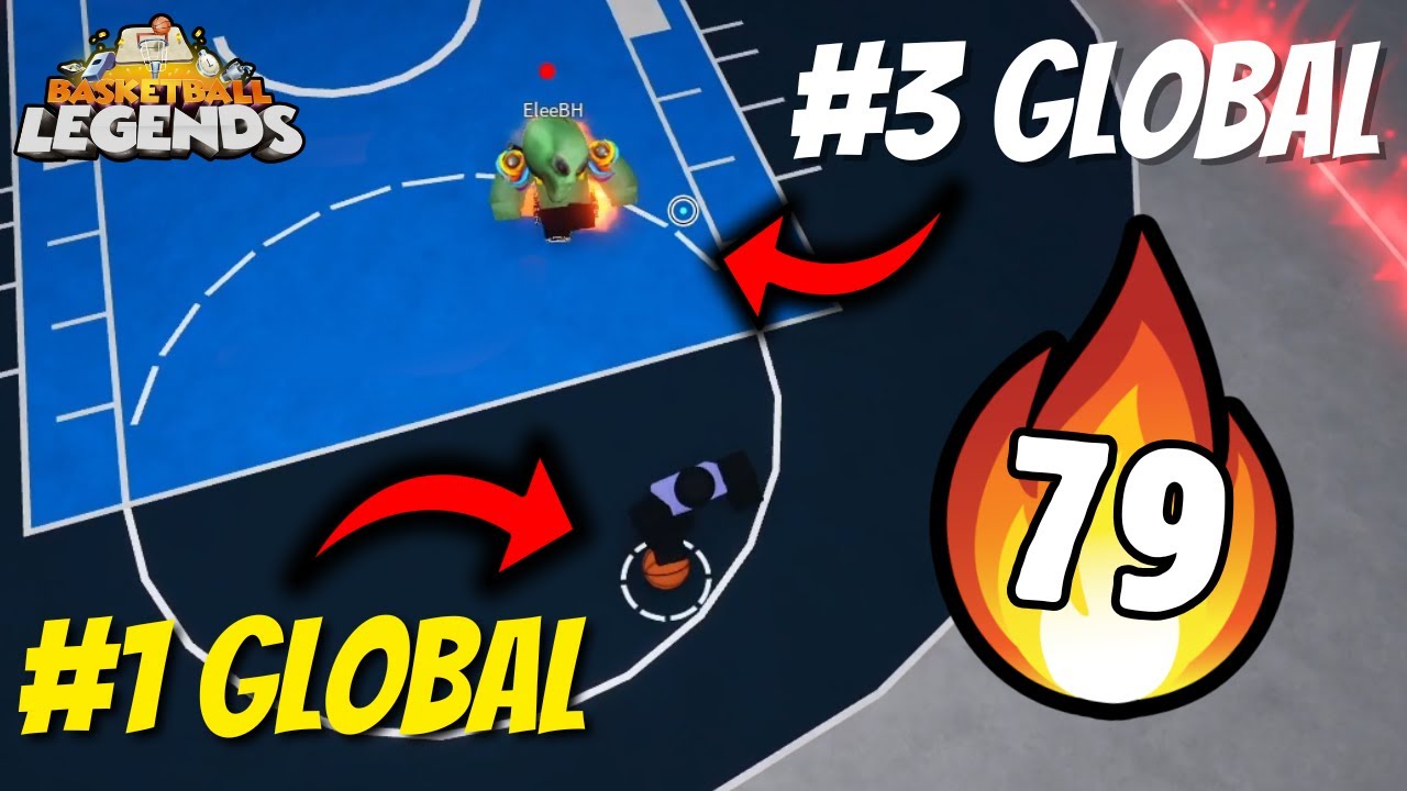 #1 Global против #3 Global в Roblox Basketball Legends!