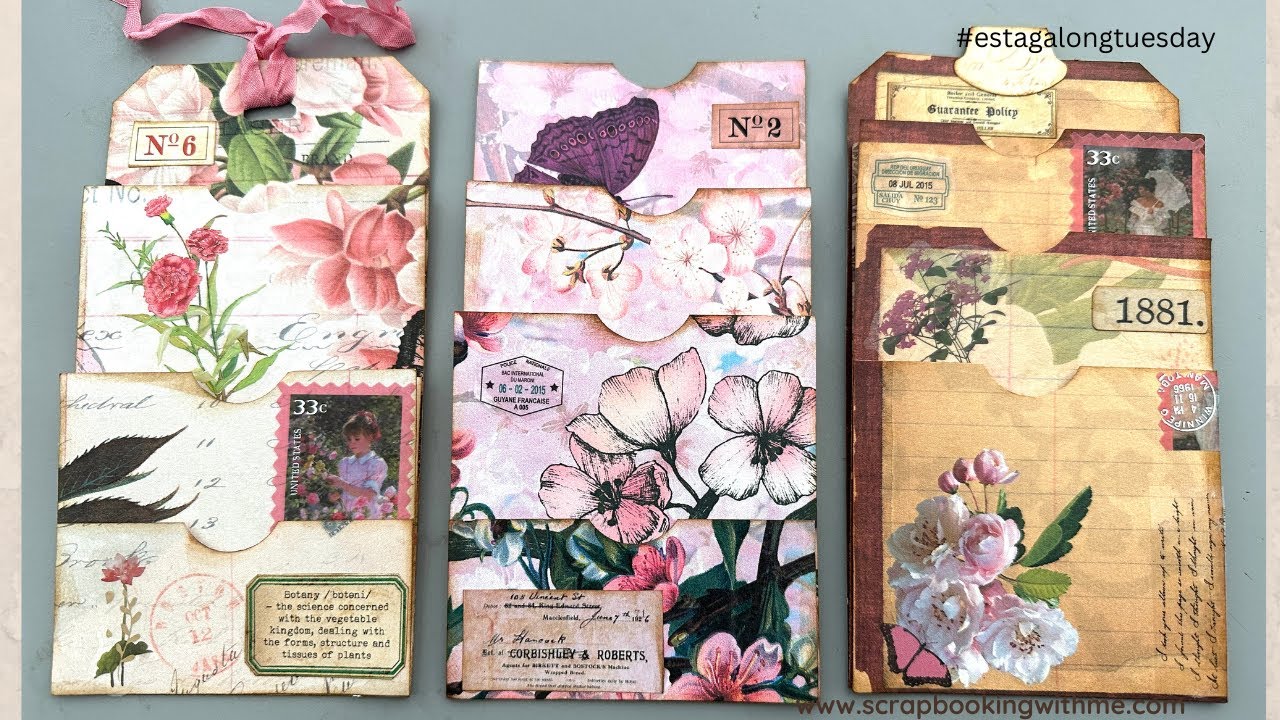 HOW TO MAKE ACCORDION STACKED TAGS ~ #estagalongtuesday