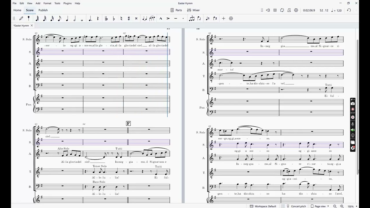 Easter Hymn from Cavallera Rusticana – Soprano Practice Video