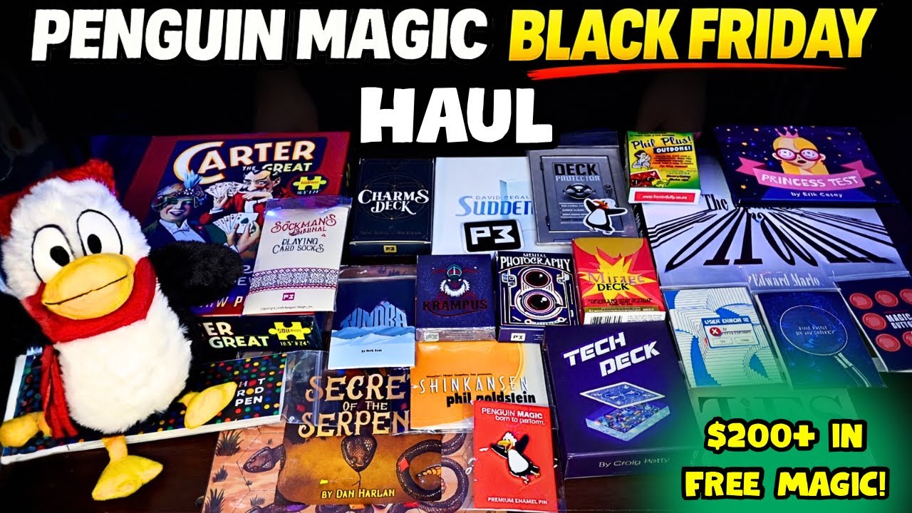 Покупки на распродаже Penguin Magic в Черную пятницу 2025: Tech Deck, Sudden Deck 3.0, Mental Pho...